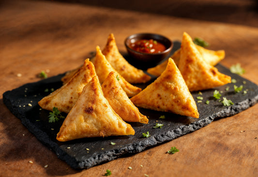 Chicken Cheese Mushroom Samosa 1 Dozen